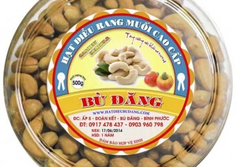 Hạt điều rang đóng hộp